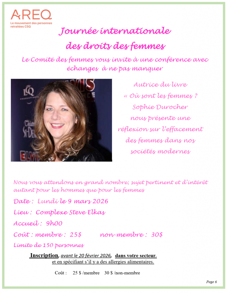 Journée internationale des droits des femmes