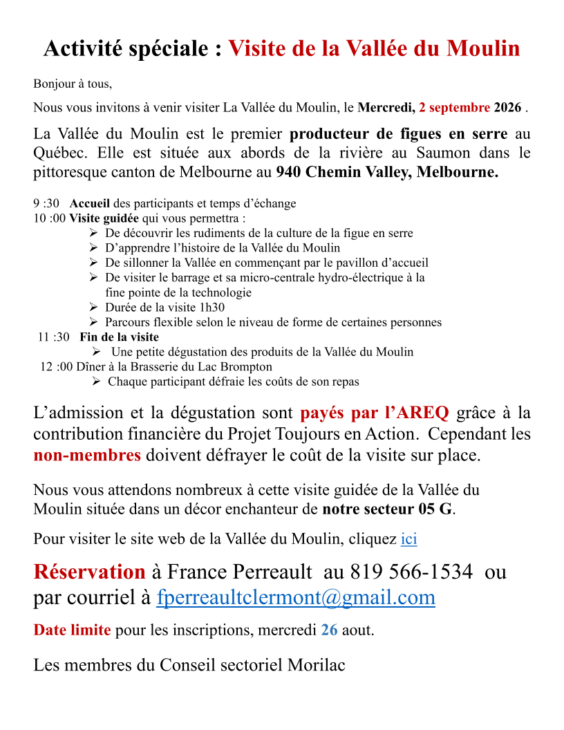 Visite de la Vallée du Moulin-2026